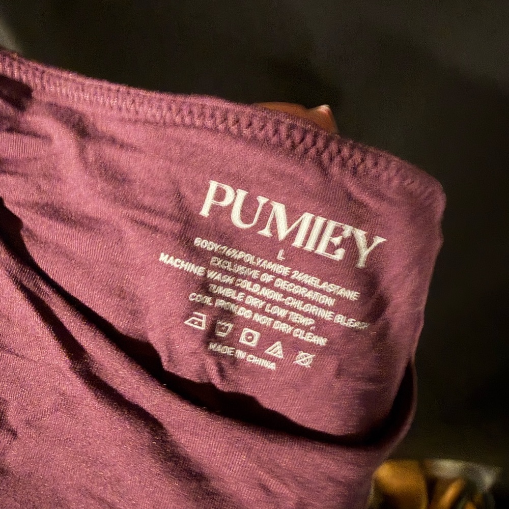 Pumiey Women's Purple Bodysuit